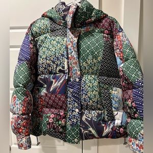 Avec Les Filles Patchwork Coat
